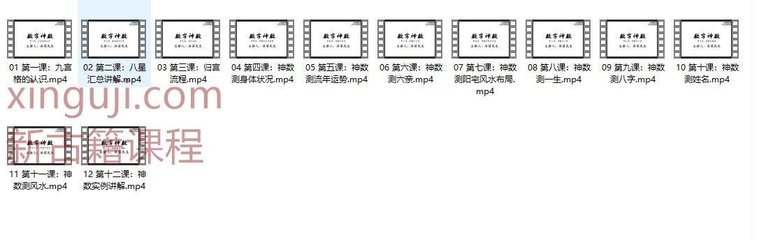 洪苗先生 数字神数12集视频插图