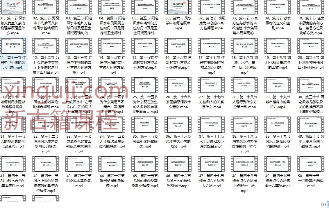 彭洛谦《阴阳宅风水绝密断法系列课程》52视频插图