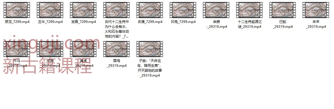 张同全《易解十二生肖之谜》 视频15集插图