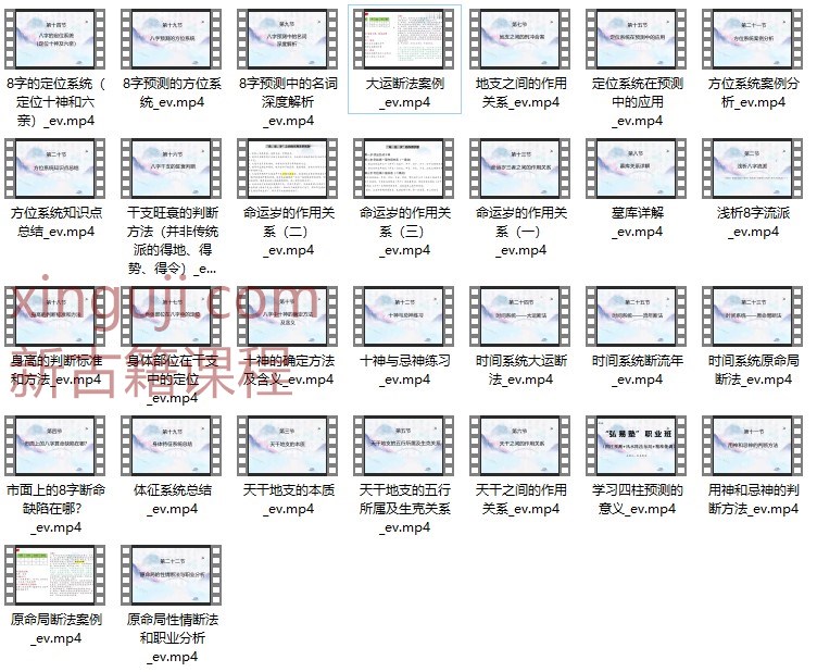 240865 弘易塾职业班（四柱预测+fs阵法布局+精准催调）插图