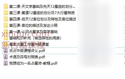 星密工作室——占星基础课录音+文档插图