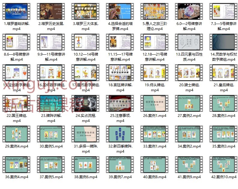 L落雨星辰《塔罗零基础课堂》从零开始系统学习塔罗42视频插图
