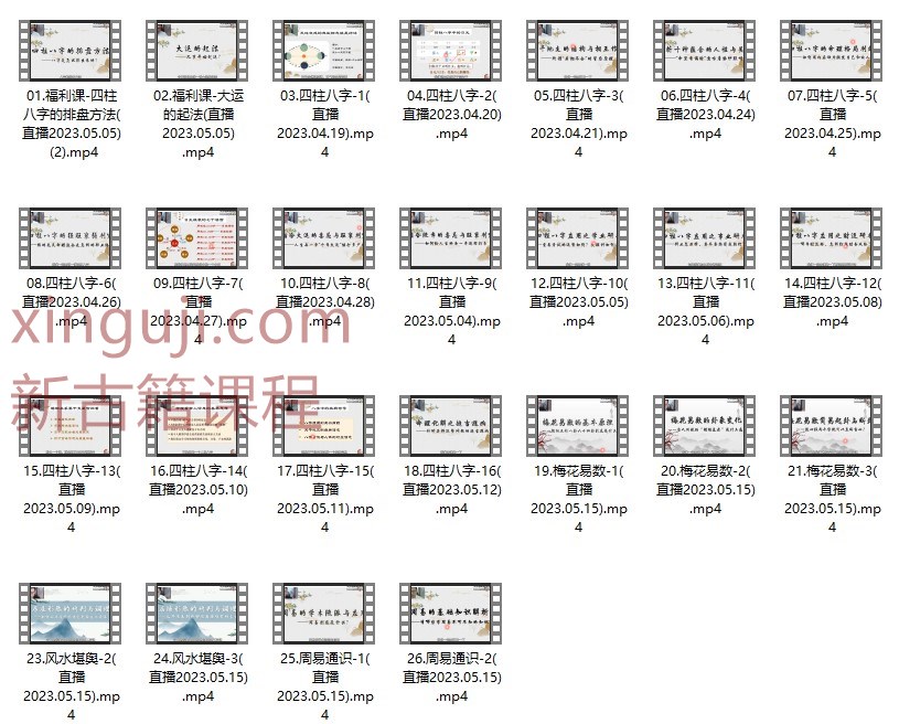 广元先生八字实战进阶课+梅花易数插图