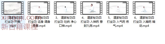 许微含《道家秘功四：打坐功》视频6集插图