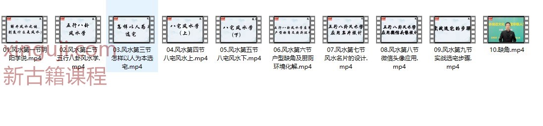 张仪乾坤易学班之阳宅财富风水学视频10集插图