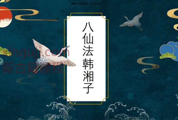 山宇八仙之韩湘子韩老内部视频加课件学习资料插图